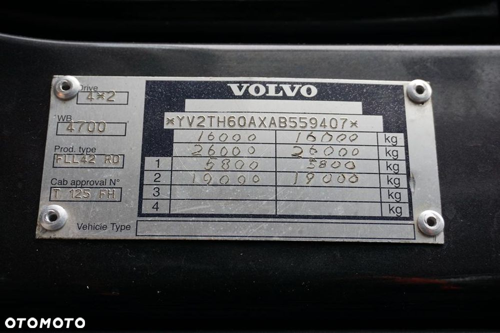 Volvo / FL / 290 / E 5 / SKRZYNIOWY + HDS / HIAB 111 E – 5 HIDUO / WYS. 14,8 M - 11