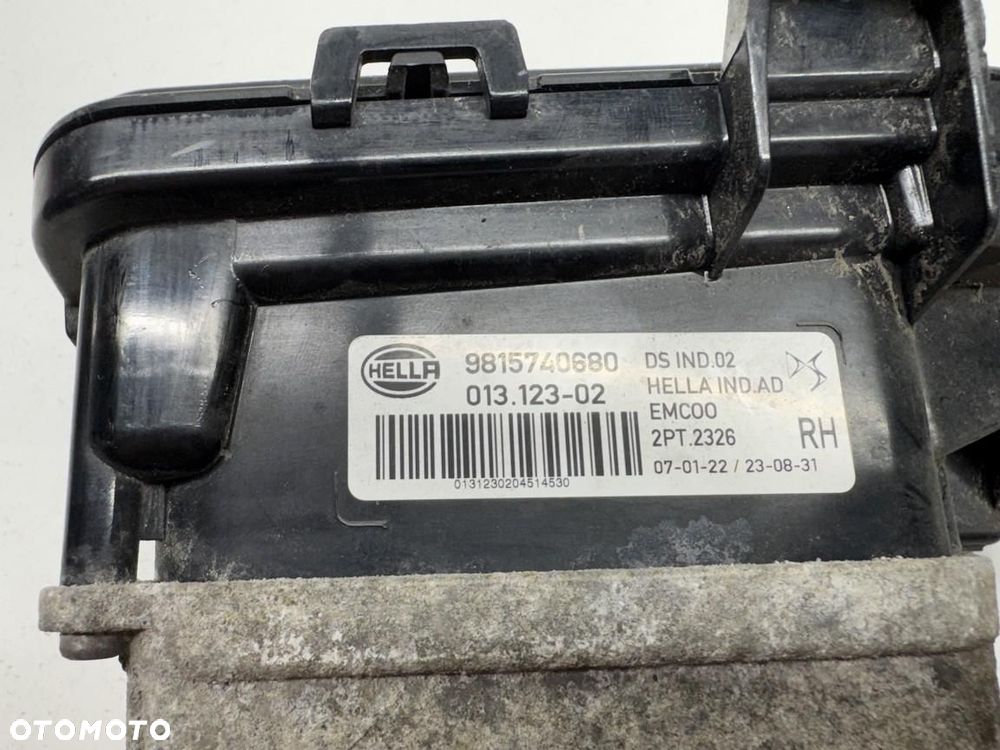 Prawy Led drl Ds 7 crossback 9815740680 - 3