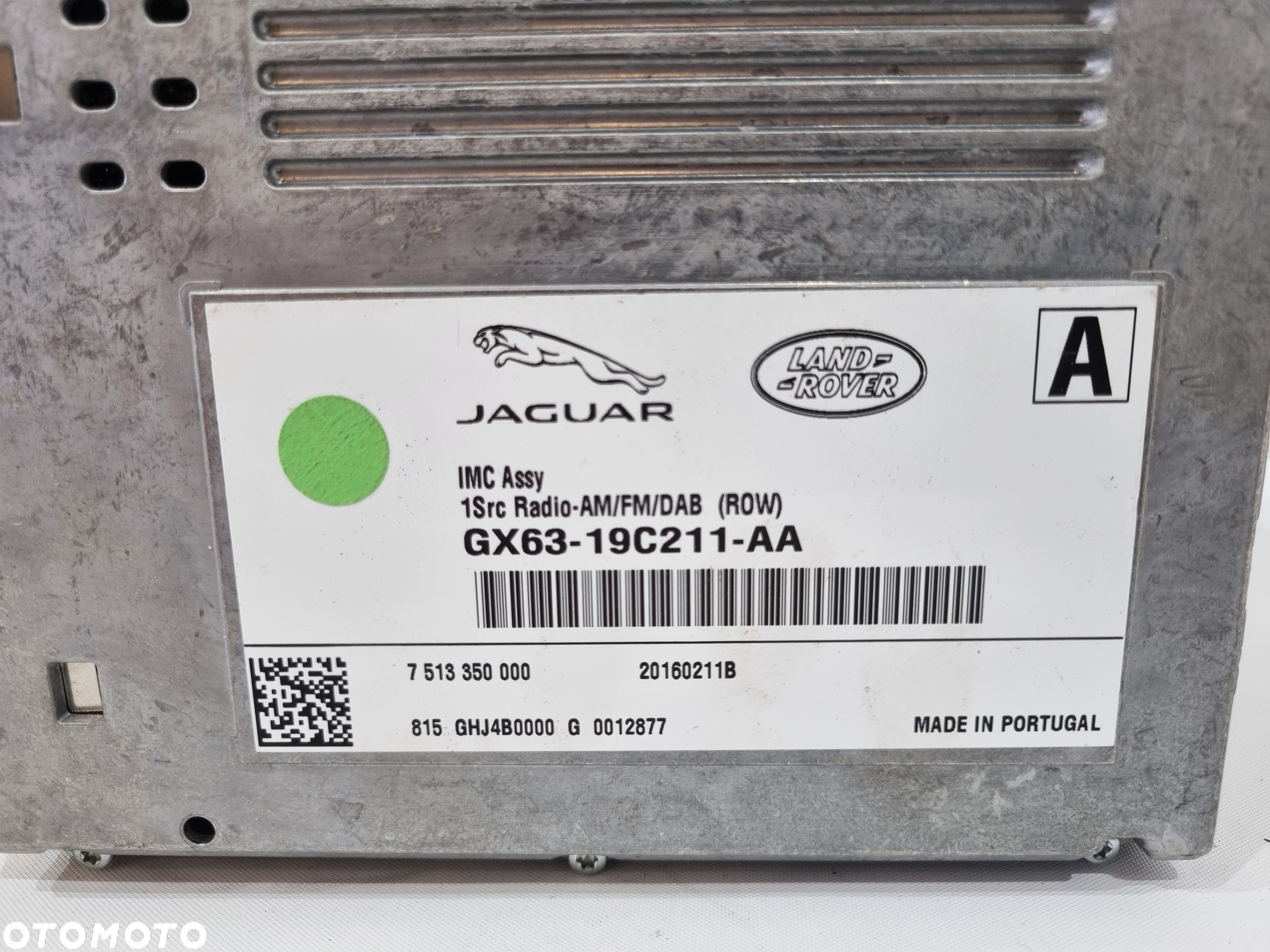 JAGUAR XE XF F-PACE RADIO NAWIGACJA CZYTNIK ODTWARZACZ TV GX63-19C211-AA - 5
