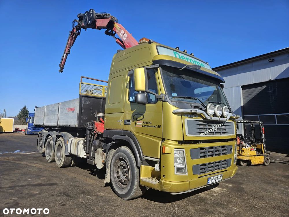 Volvo VOLVO FM 8x4 wywrot HMF 2220 + FLY JIB - 2