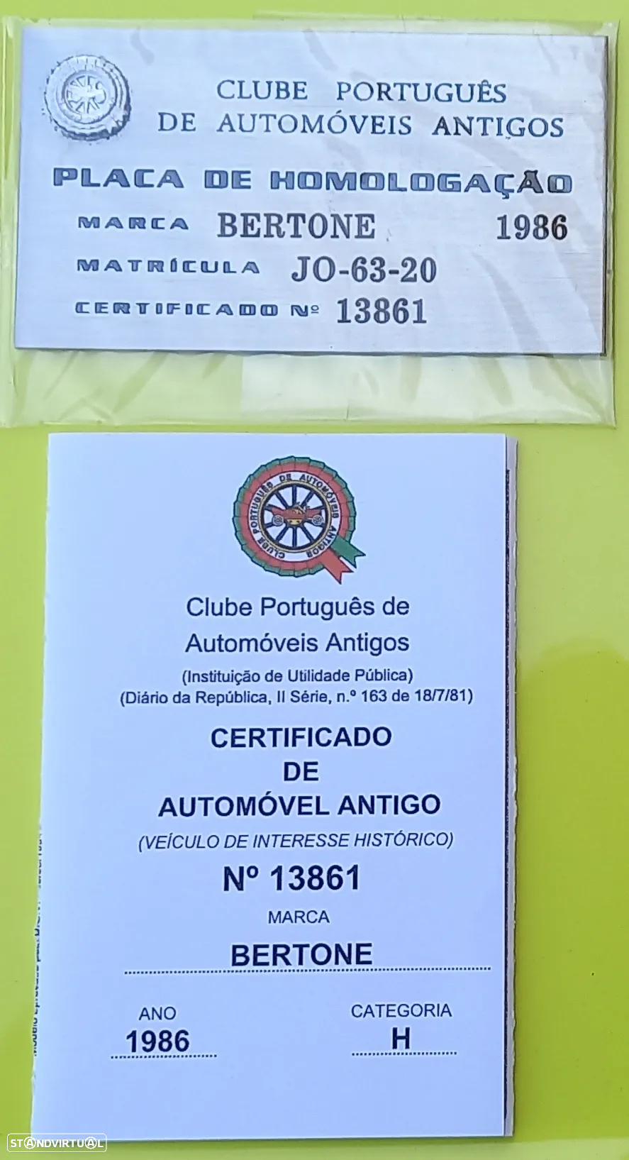 Outra não listada Bertone - 27