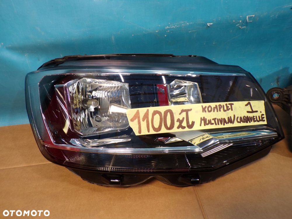 VW T6 CARAVELLE MULTIVAN 15- REFLEKTORY LAMPY PRZEDNIE DEMONTAŻ 2 sztuki - 5