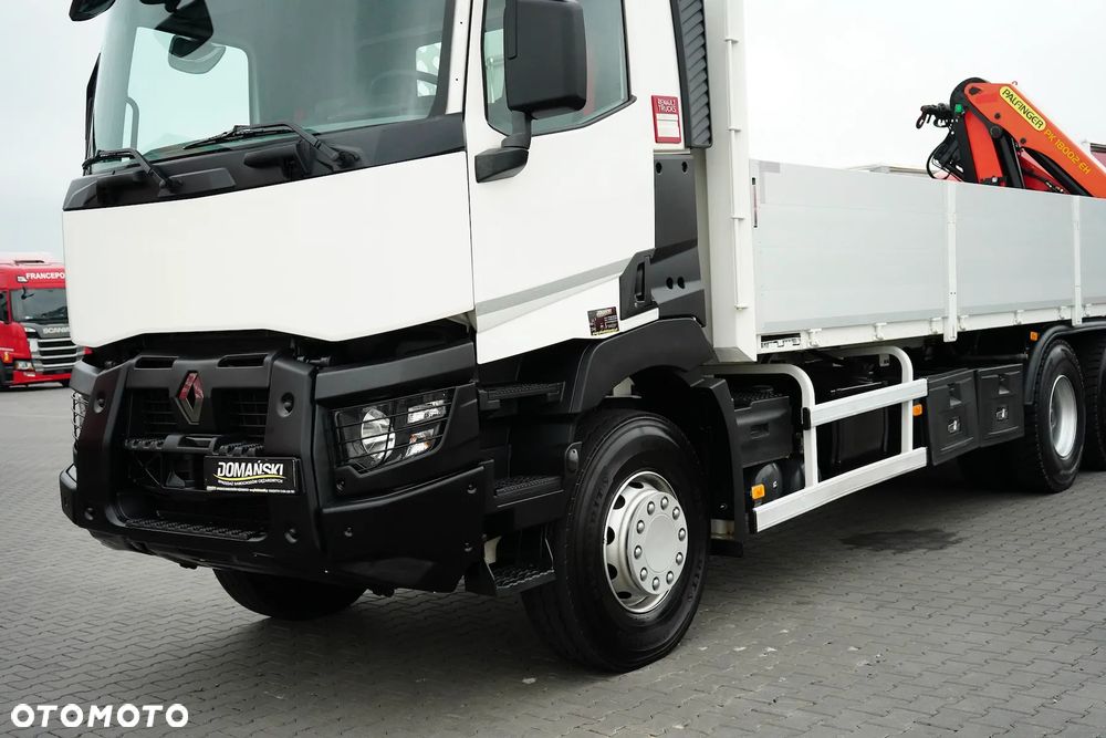 Renault C 380 / 6 X 4 / SKRZYNIOWY + HDS / PALFINGER PK 18002 / PILOT / ROTATOR - 34