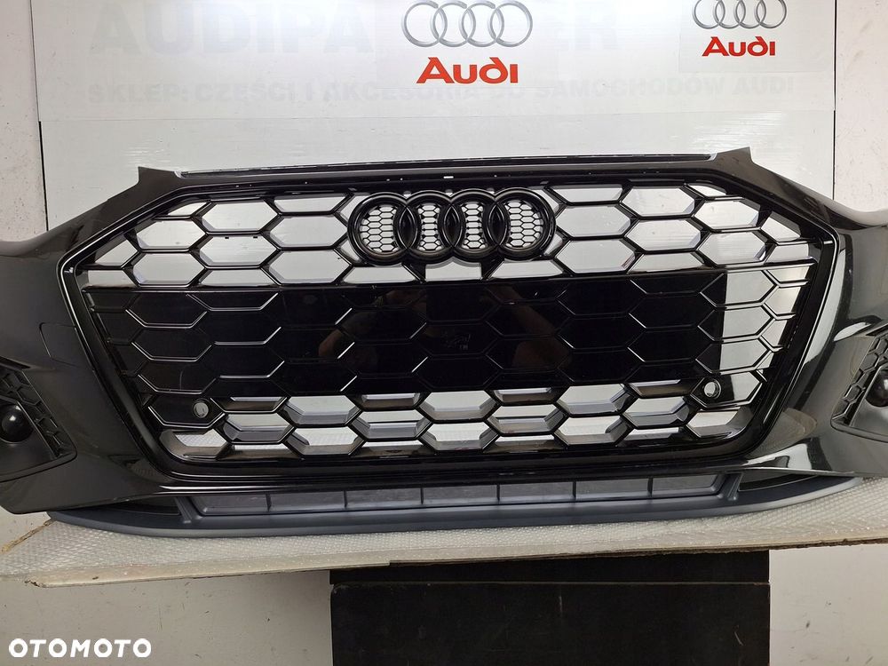 ZDERZAK AUDI A4 S-LINE 8W 8W0 B9 2020-2024 LIFT PO LIFTINGU LIFCIE BLACK OE - 2