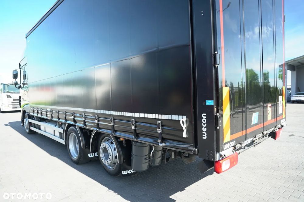 DAF XF 480 / FIRANKA 7,7 M / SSC / 6X2 / KLIMA POSTOJOWA / OŚ PODNOSZONA / - 11