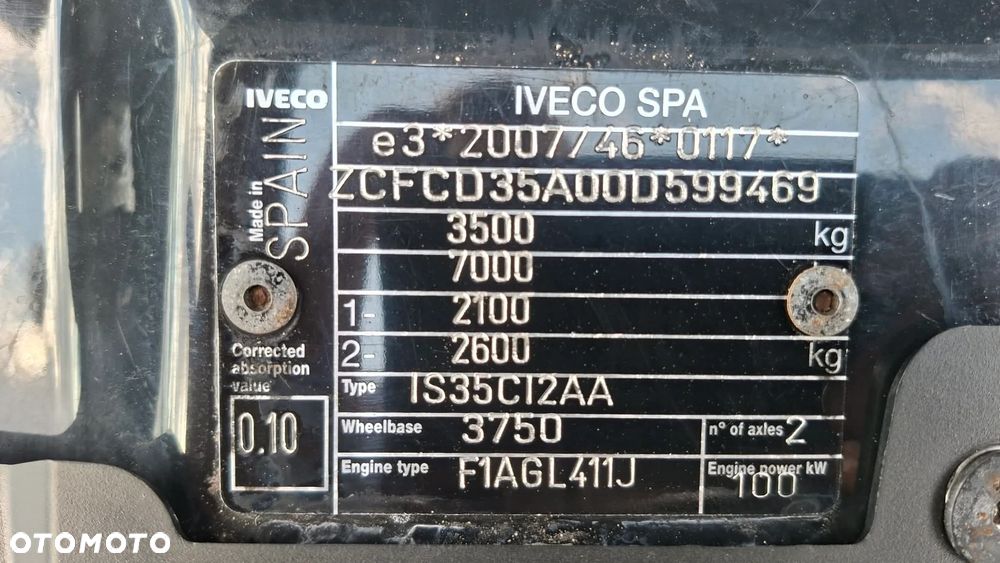 Iveco 35C14, 35C13, 35C15, 35C16, 35S13, 35S14 - 12