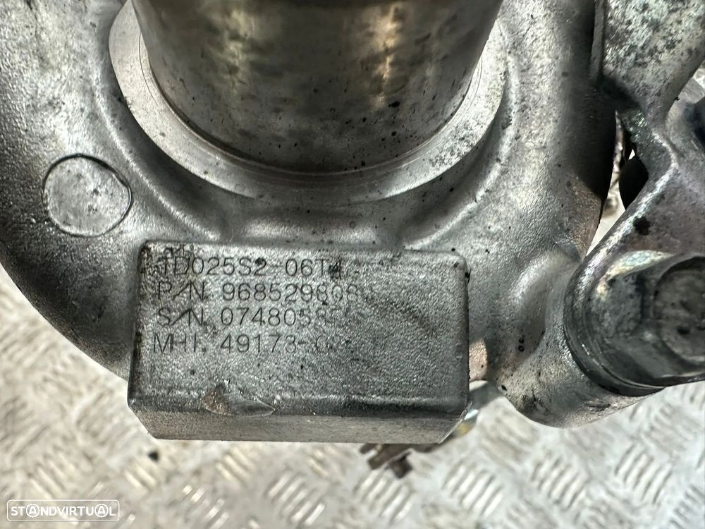 .Turbo Completo Original PSA Peugeot Citroen 1.6 HDI 90cv 9HX DV6UTED4 TD025S2-06T4 - 6