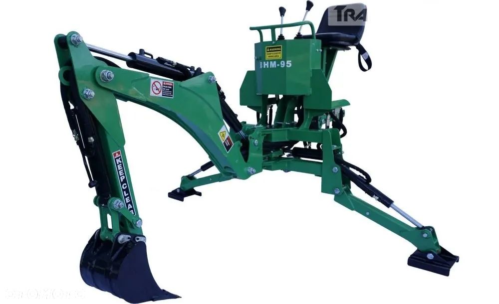 Koparka do ciągnika z własną pompą hydrauliczną BHM95 Mikrus Troll TRX Raty Transport - 3