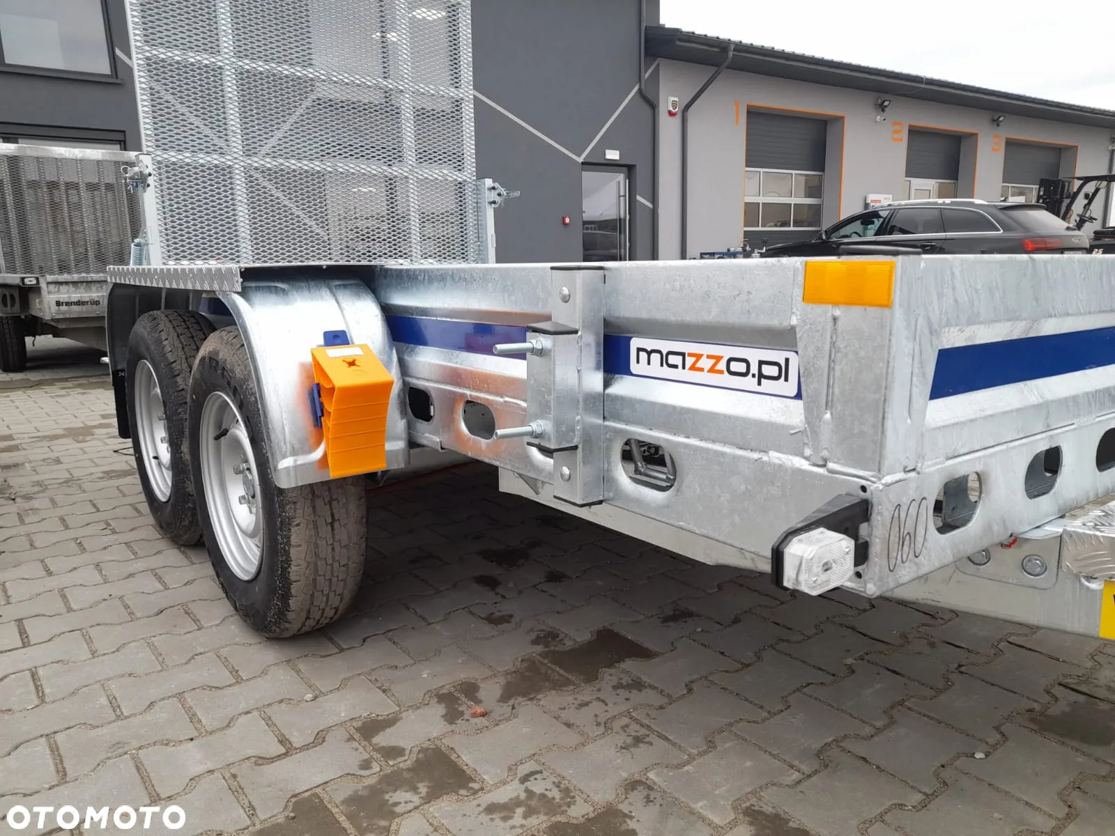 Wiola Dostawa przyczepa koparkowa budowlanka z trapem 292x142x20cm DMC2700 kg MOCNA I SOLIDNA - 10