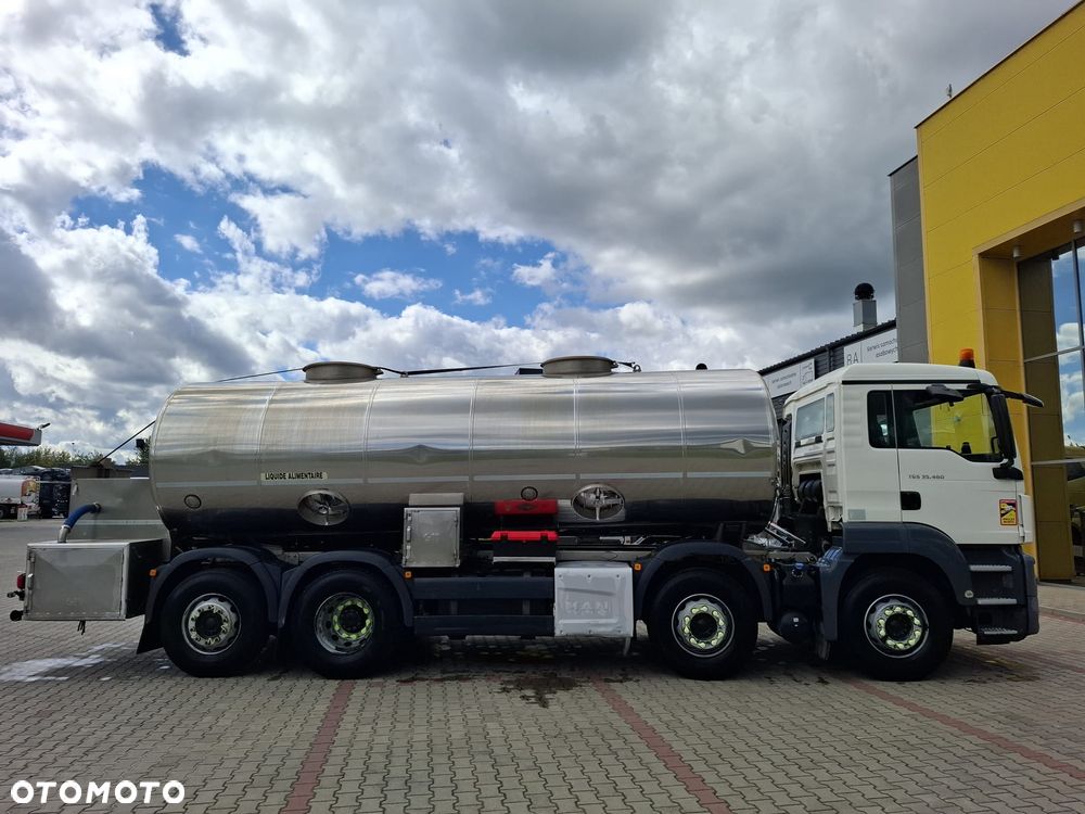 MAN TGS 35.460 8x4 Cysterna dowóz wody asenizacja pompa - 20