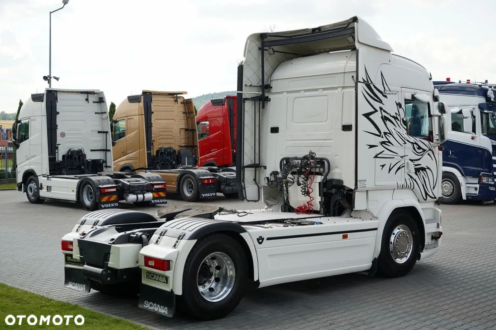 Scania R 580 / V8 / RETARDER / CAŁA NA PODUSZKACH / KLIMA POSTOJOWA / SKÓRY / OPONY 100 % / PO ZŁOTYM KONTRAKCIE SERWISOWYM - 8