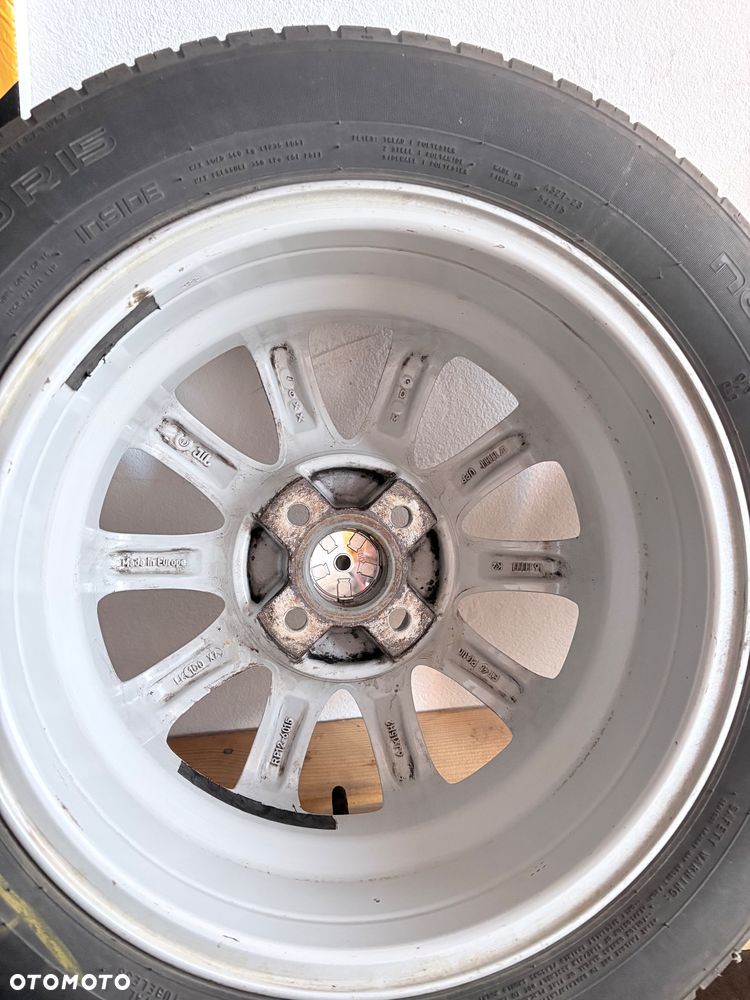 Komplet kół z felgami aluminiowymi i oponami letnimi R15 - stan BARDZO DOBRY !!! - 5