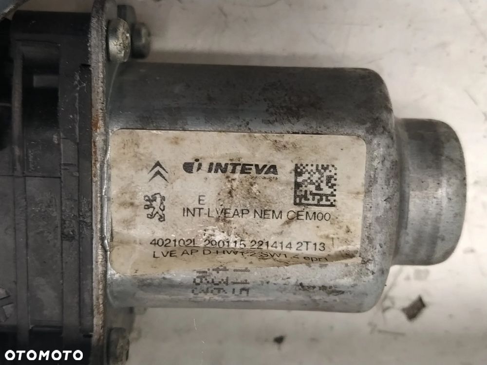 CITROEN BERLINGO III SZYBA DRZWI TRÓJKĄT PODNOŚNIK MECHANIZM SZYBY PRAWY PRZÓD PRZEDNI ORYGINAŁ - 12