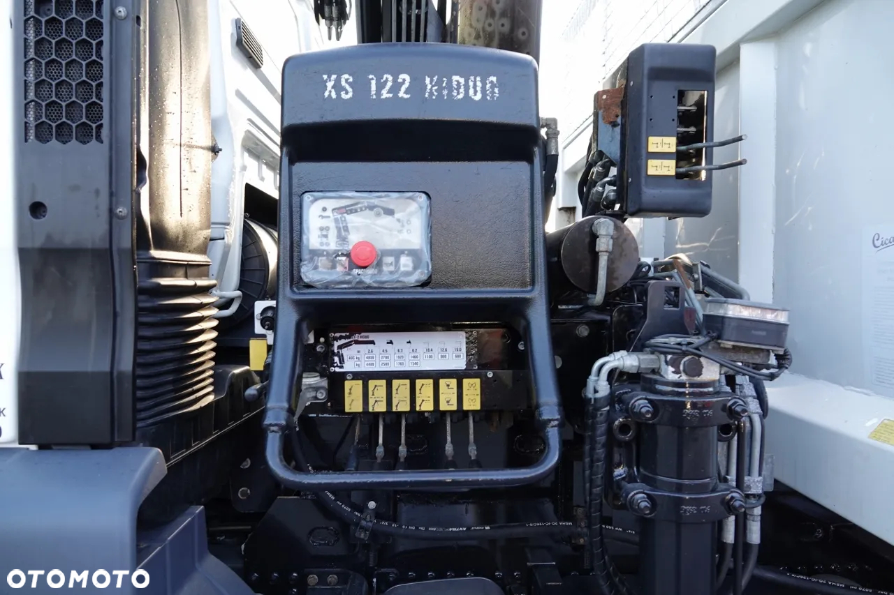 MAN TGS 33.360 / 6x4 / WYWROTKA TYLNOZSYPOWA 5,8 M + HDS HIAB XS 122 / STEROWANIE RADIOWE / HDS ZA KABINĄ / EURO 5 / MANUAL - 18