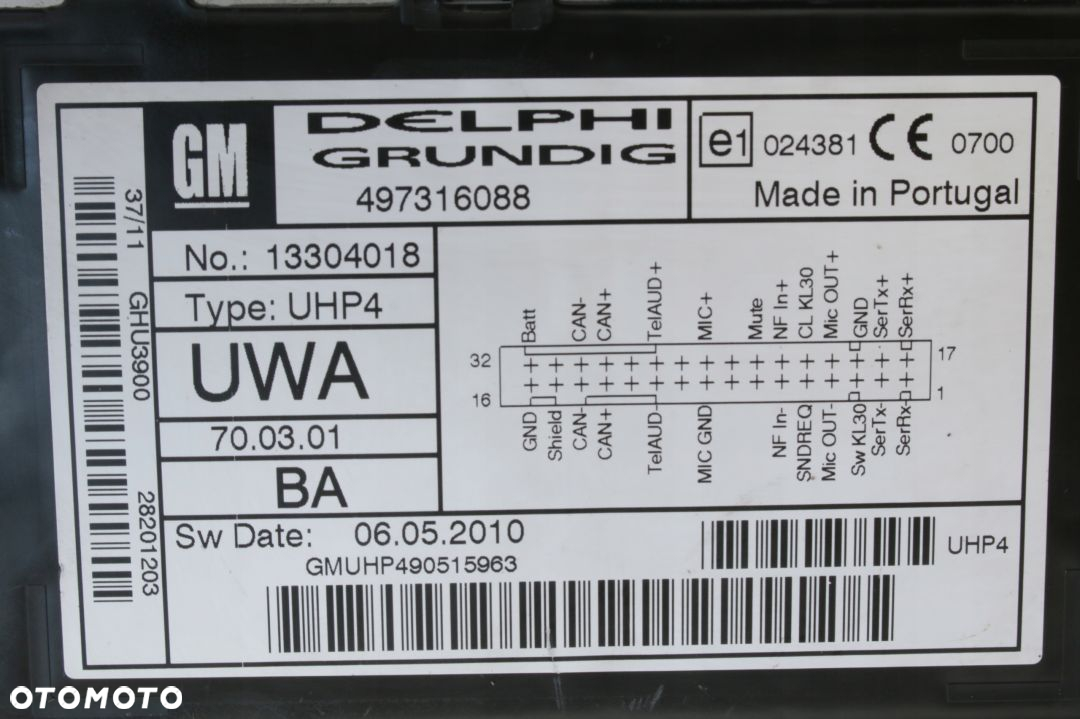 Moduł BLUETOOTH Opel Corsa D - 4