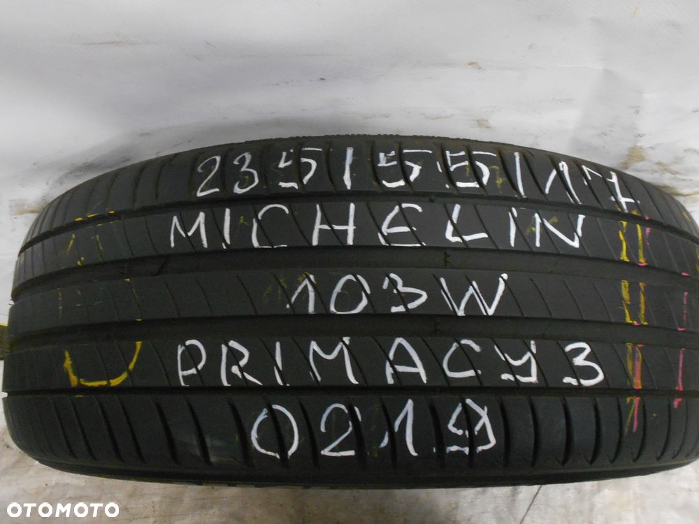 OPONA POJEDYNKA 235/55R17 MICHELIN PRIMACY 3 DOT 0219 7.5MM - 1