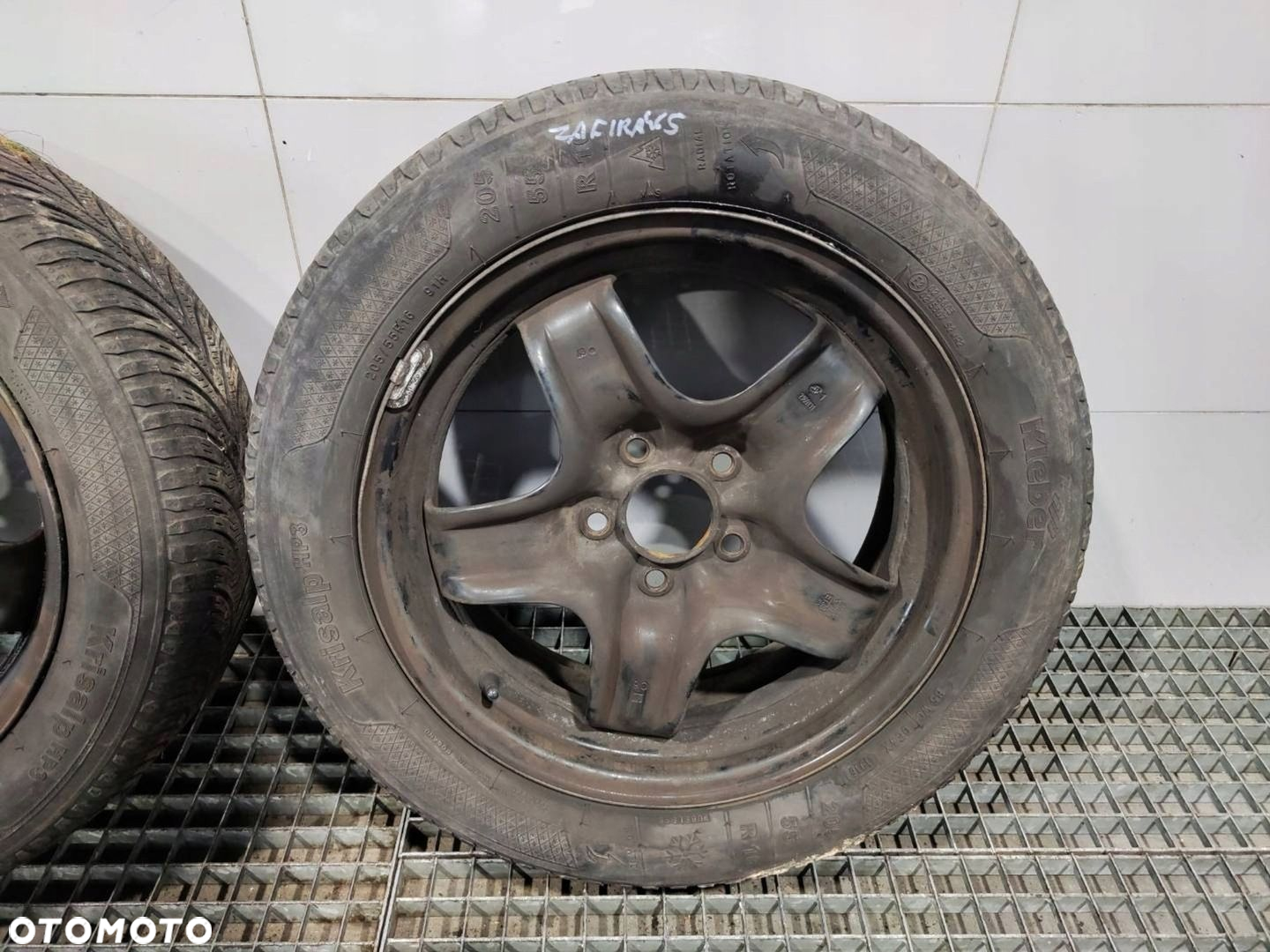 4X FELGI KOŁA STRUKTURALNE KOMPLET R16 5X110 ET39 - OPEL ZAFIRA B 2008r - 11