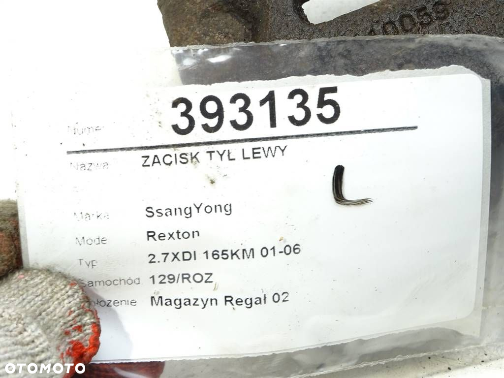 ZACISK TYŁ LEWY - 86.00 PLN - SSANGYONG REXTON / REXTON II (GAB_) 2002 - 2022 2.7 Xdi 121 kW [165 - 4