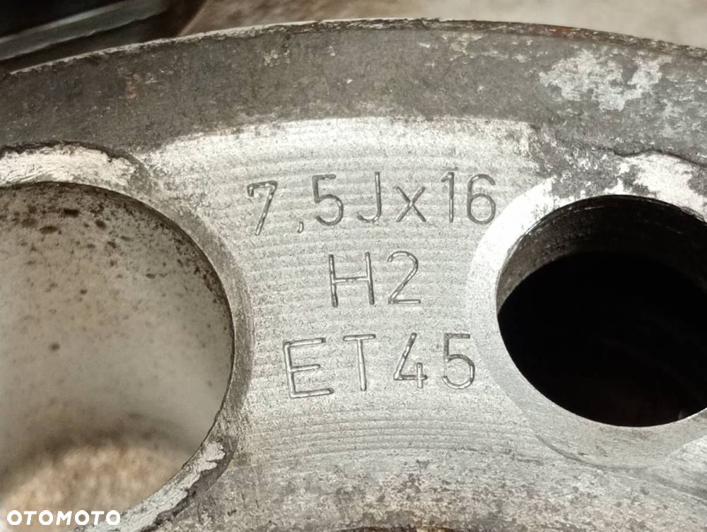 FELGI ALU 16 7.5J  5X112 66 ET  AUDI A4 B8 (8K2) 2007 - 2015 2.0 TFSI 132 kW [180 KM] benzyna 2008 - - 17