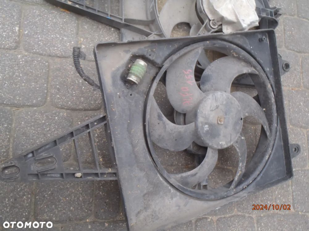 wentylator chłodnicy ramka obudowa alfa romeo lancia kappa dedra thema 147 156 159 155 oryginał jak nowy - 19