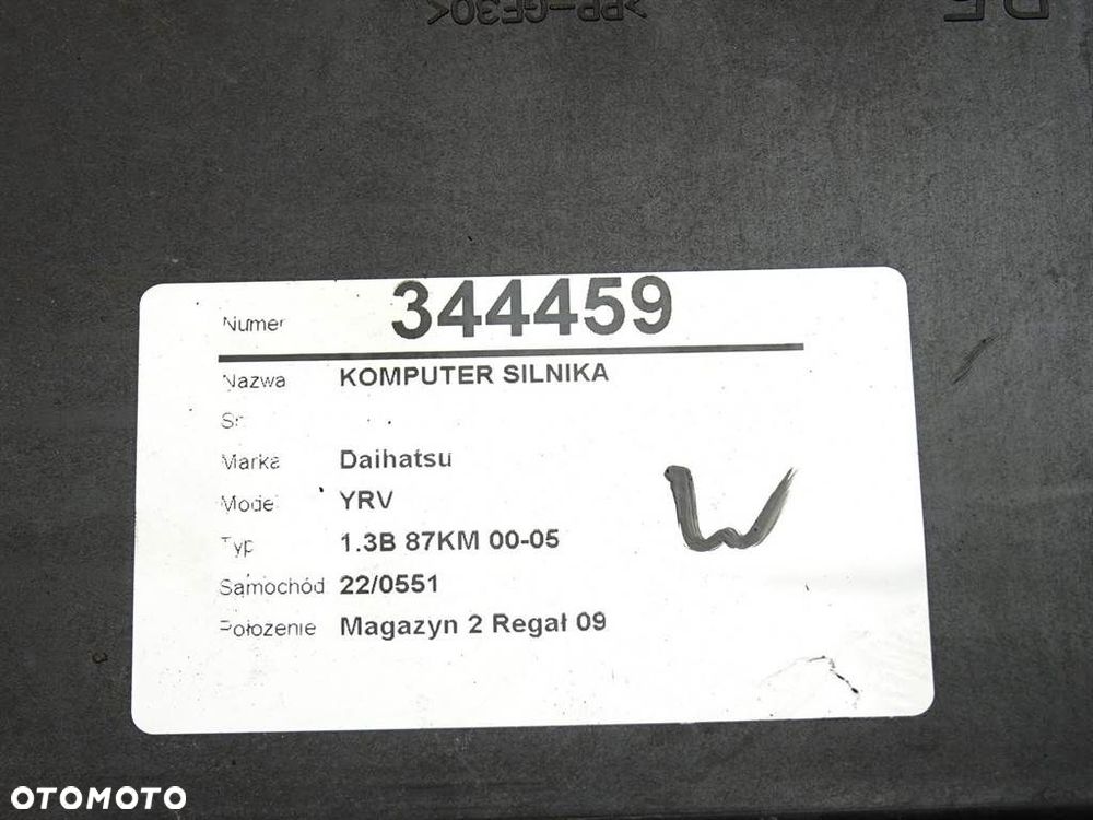 KOMPUTER SILNIKA  DAIHATSU YRV (M2) 2001 - 2022 1.3 4WD 64 kW [87 KM] benzyna 2001 - 2022 - 6