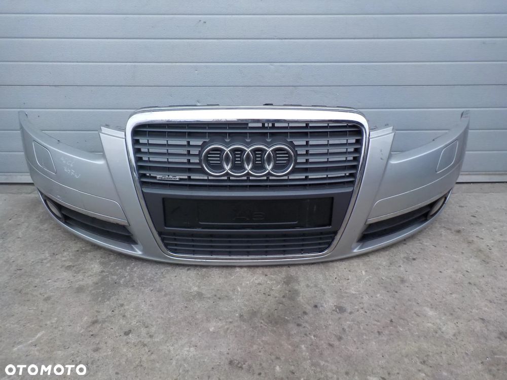 AUDI A6 C6 ZDERZAK PRZÓD PRZEDNI POD XENON SPRYSKI LY7W