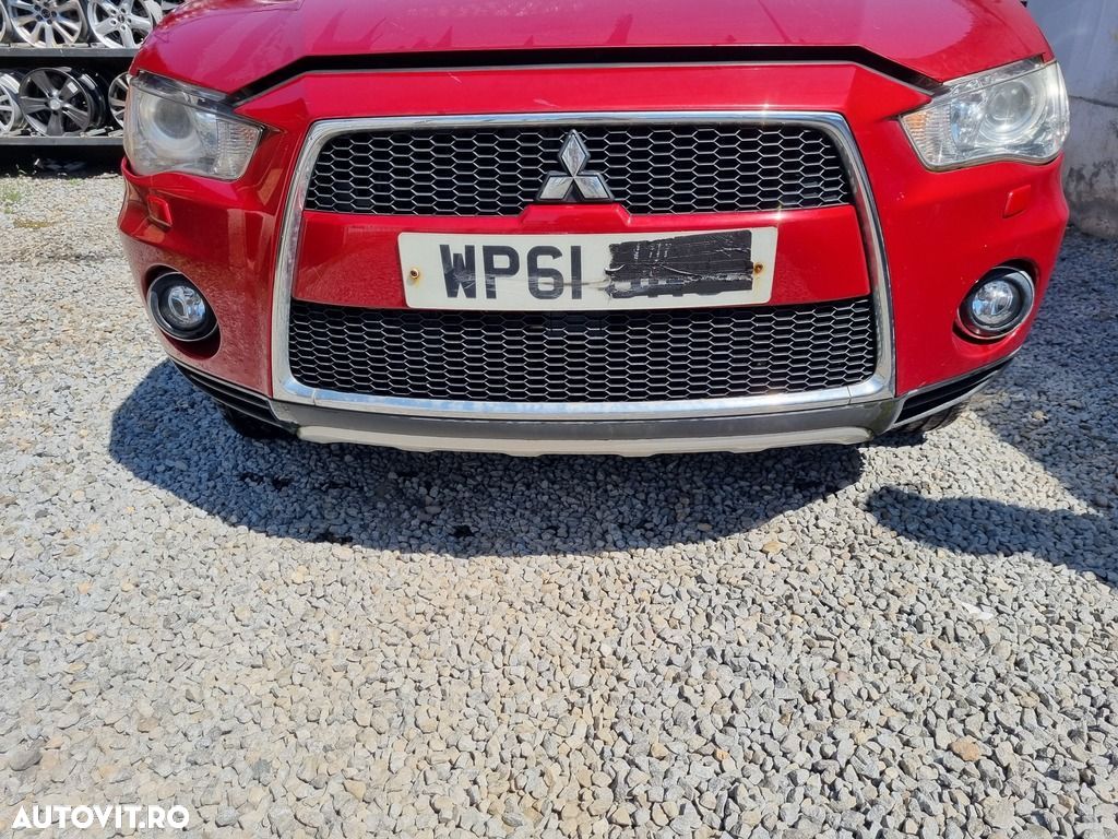 Bara fata Mitsubishi Outlander Facelift 2009 - 2012 Rosu 16j (1314) model cu spalatoare ... - 1