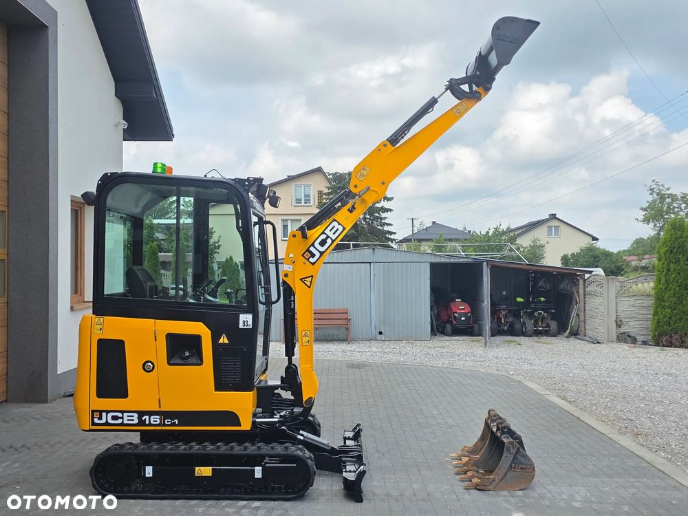 JCB JCB 16 C-1 mini koparka 3 łyżki szybkozłącze 19c1 sprowadzona 8018 serwisowana - 29