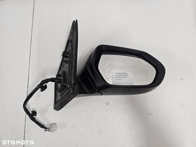 toyota yaris 4 iv lusterko drzwi prawe 8 pin 9901-200 - 9