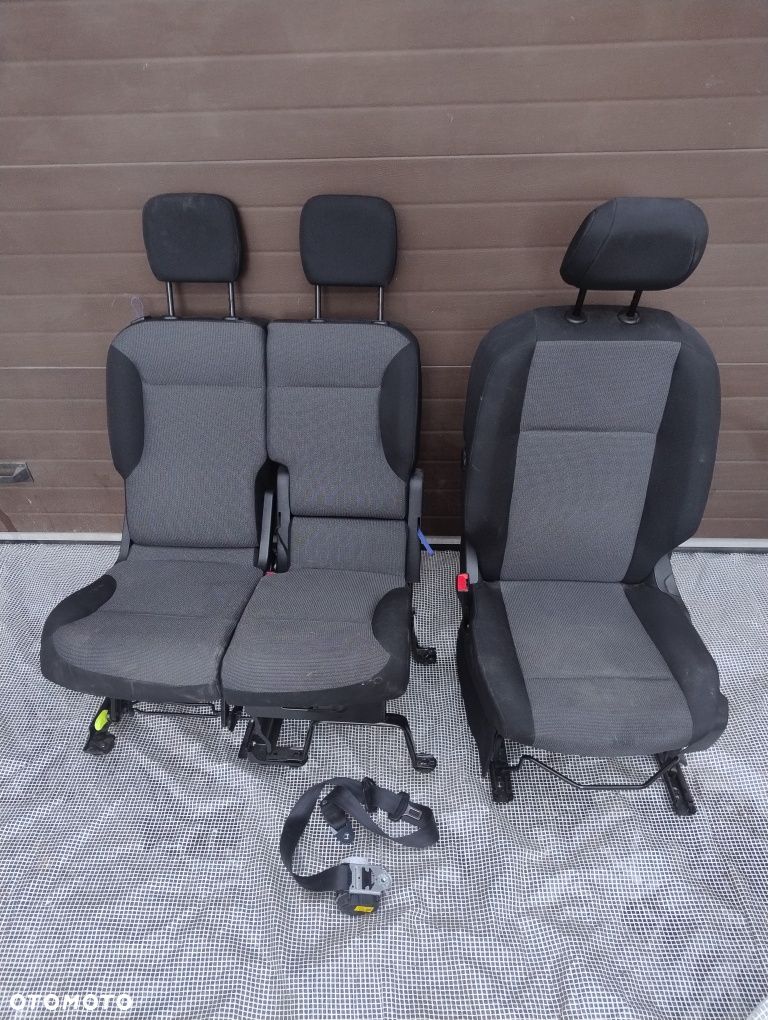 Toyota proace City fotele kanapy przód komplet 3x wysyłka siedzenie - 1