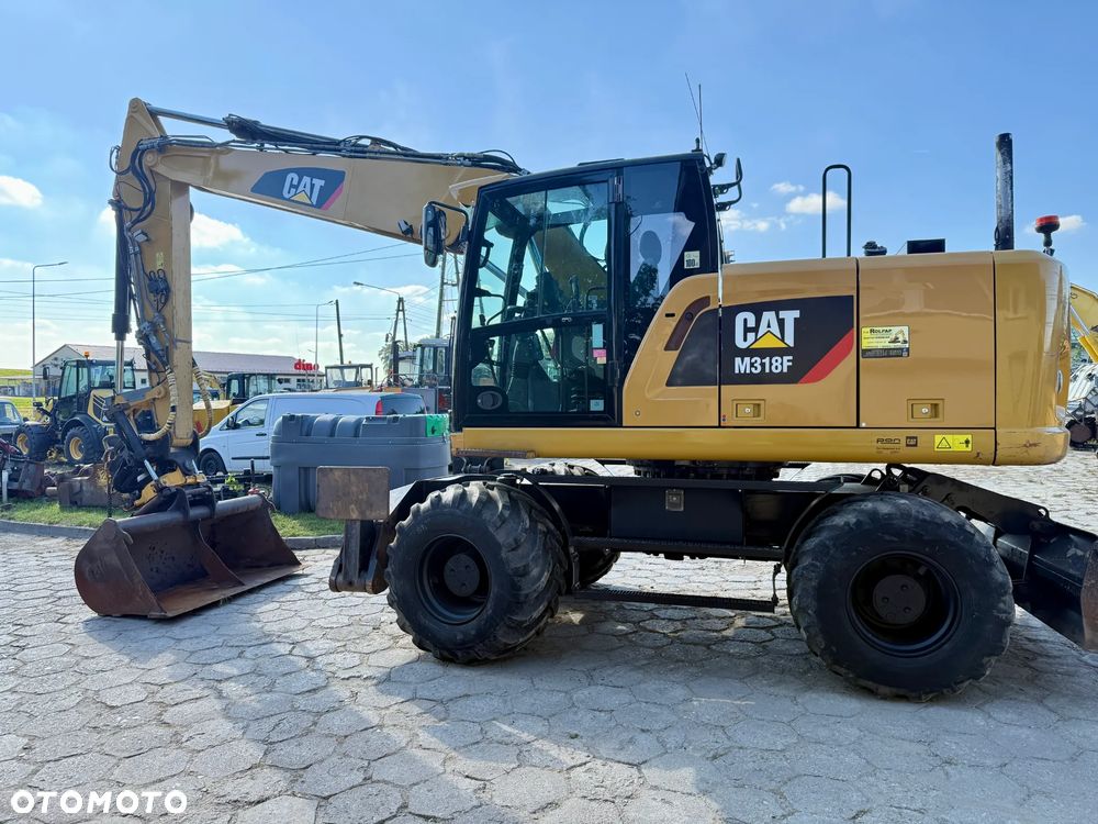 Caterpillar CAT M318F 318 ENGCON przyczepa 3 łyżki system LEICA 2D - 6