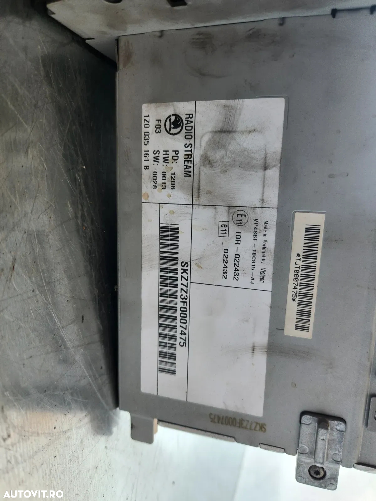 Radio Cd Cd Player Skoda Octavia 2 II Cod 1ZB - 6