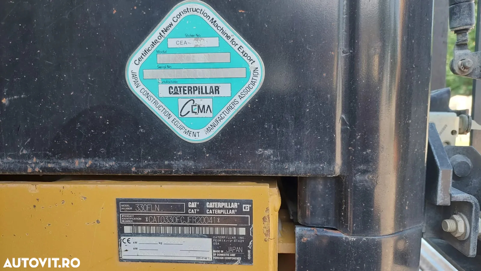 Caterpillar CAT 330 FLN Excavator pe șenile - 3