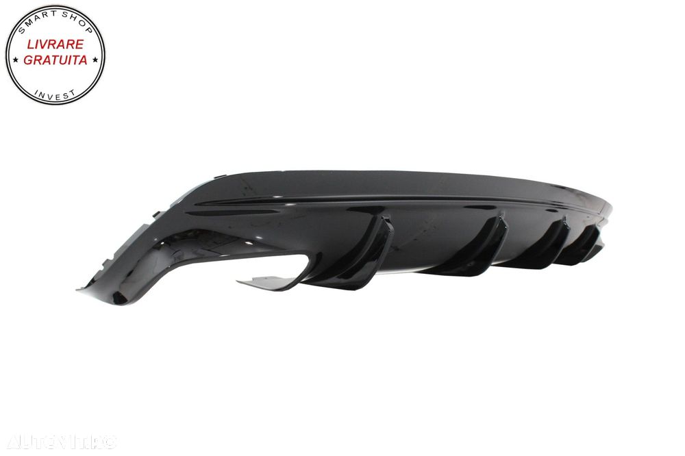 Difuzor Bara Spate cu Ornamente Evacuare Mercedes CLA X117 W117 (2013-2018) Faceli- livrare gratuita - 4