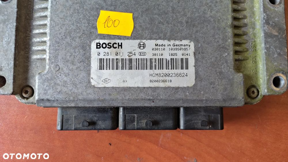Sterownik komputer silnika Renault Master Opel Movano 0281011254 - 2