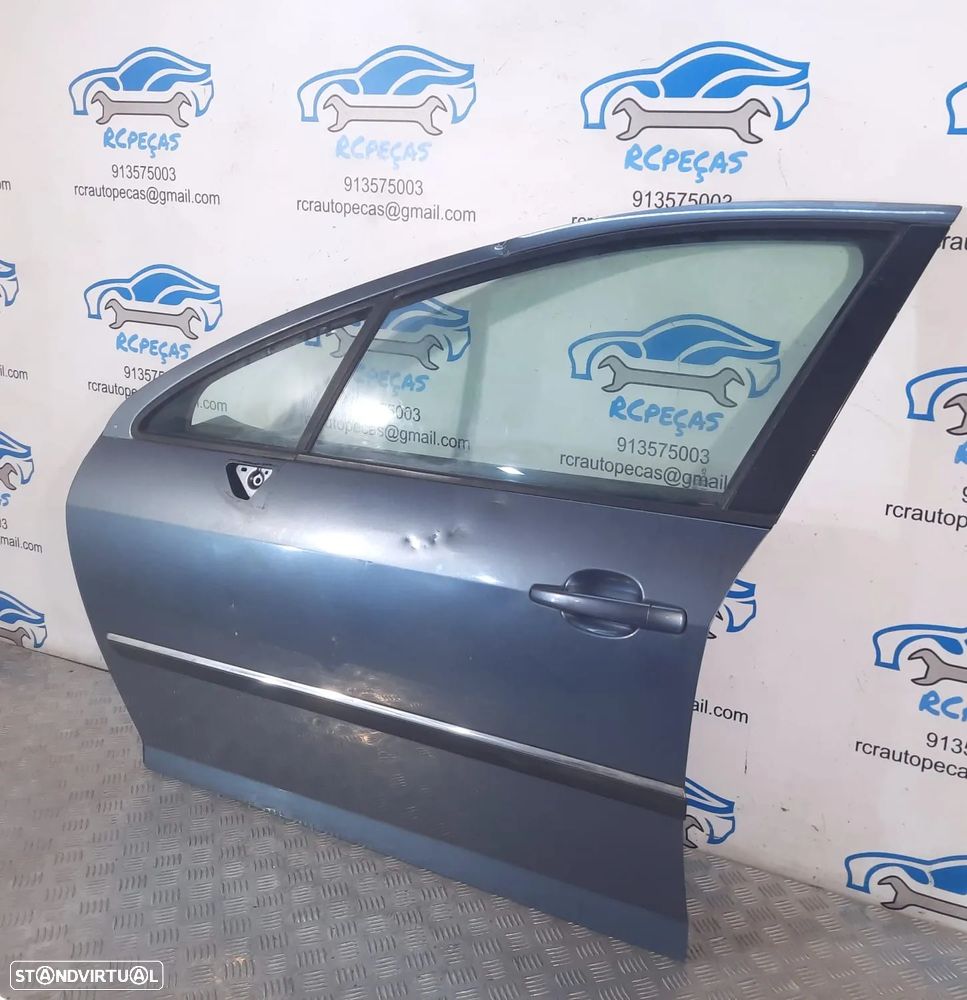 PORTA FRENTE FRONTAL ESQUERDA PEUGEOT 407 SW 1.6 HDI 16V 110CV 9002AL FECHO ELEVADOR MOTOR PUXADOR VIDRO RETROVISOR RETROVISORES - 4