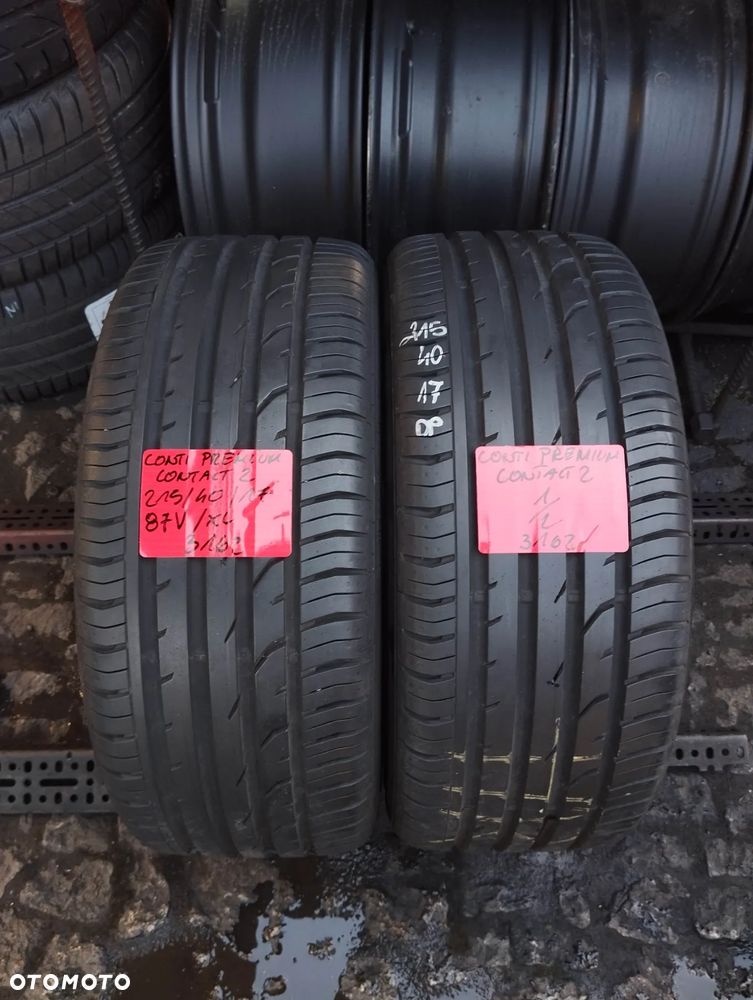 215 40 17 Continental Premium Contact 2 2szt. Opony letnie - 1