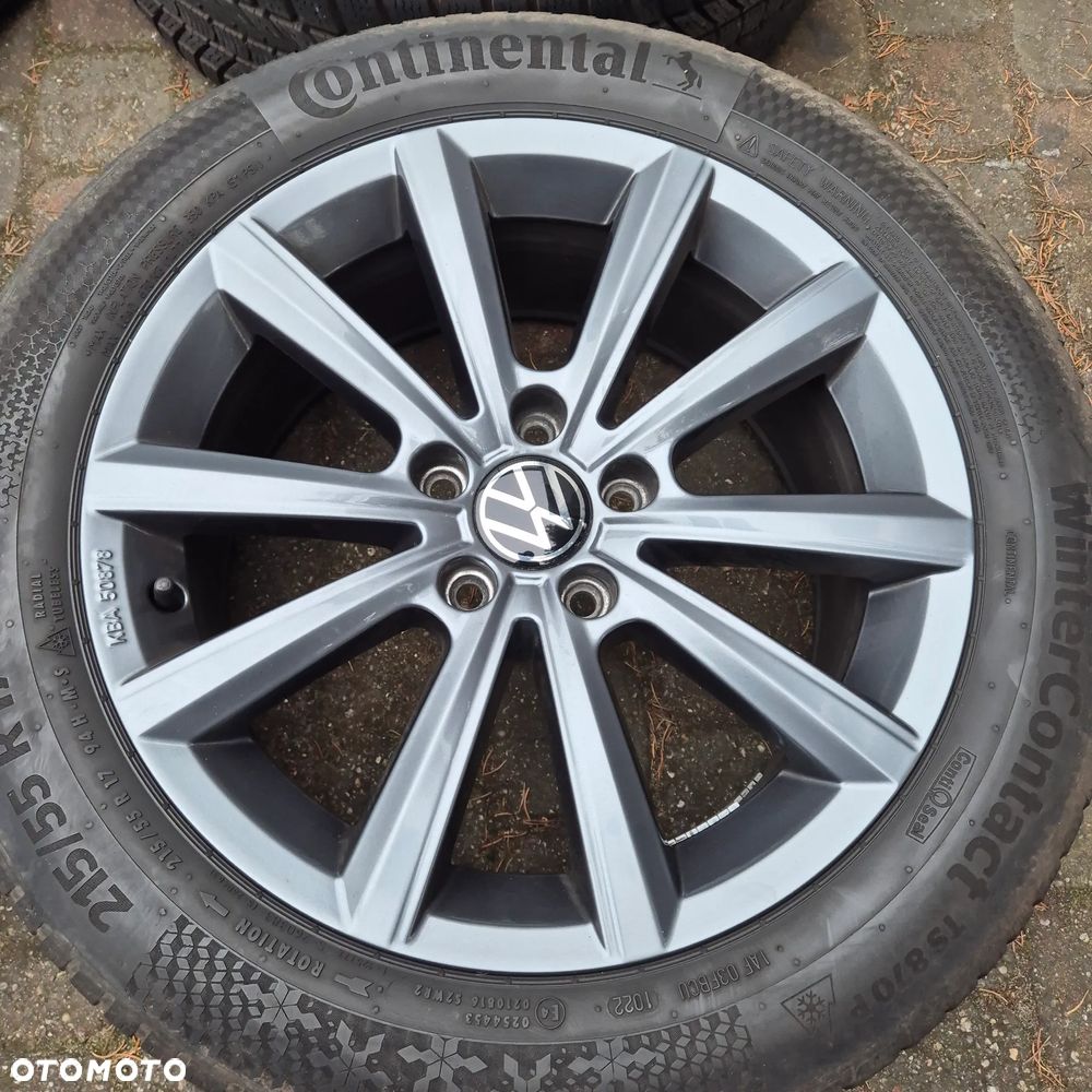 ZIMA KOŁA 215/55 R17 W PASSAT TOURAN SHARAN T-ROC SUPERB OCTAVIA KAROQ YETI - 4