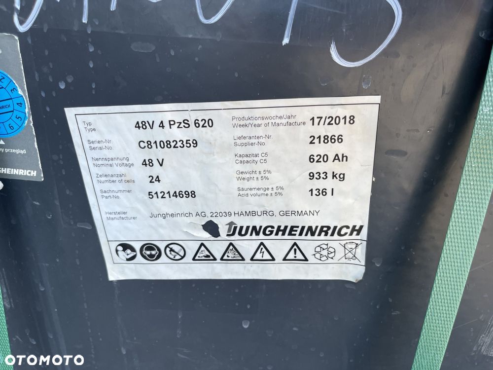 Bateria do wózka widłowego Linde Jungheinrich Still 48V 620 Ah ID BAT0073 - 4