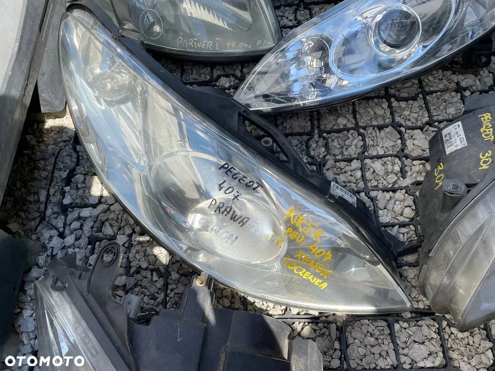 PEUGEOT REFLEKTORY HALOGEN KIERUEK LEWE PRAWE - 7