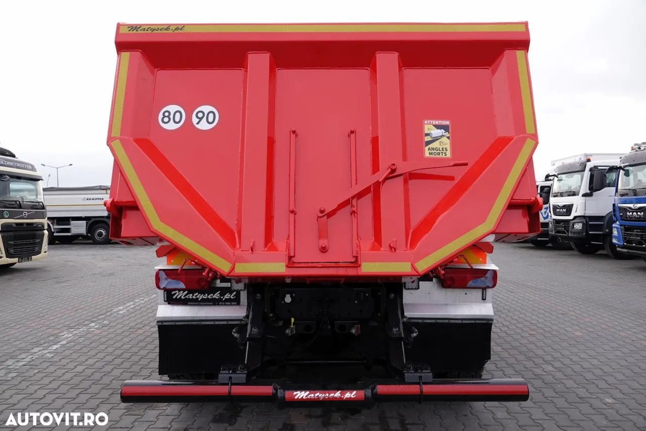 MAN TGS 35.430 / 8X4 / BASCULANĂ SPATE / HYDROCLAP / PNEURI 100% / 2022 / 109.000 PLN KM - 14