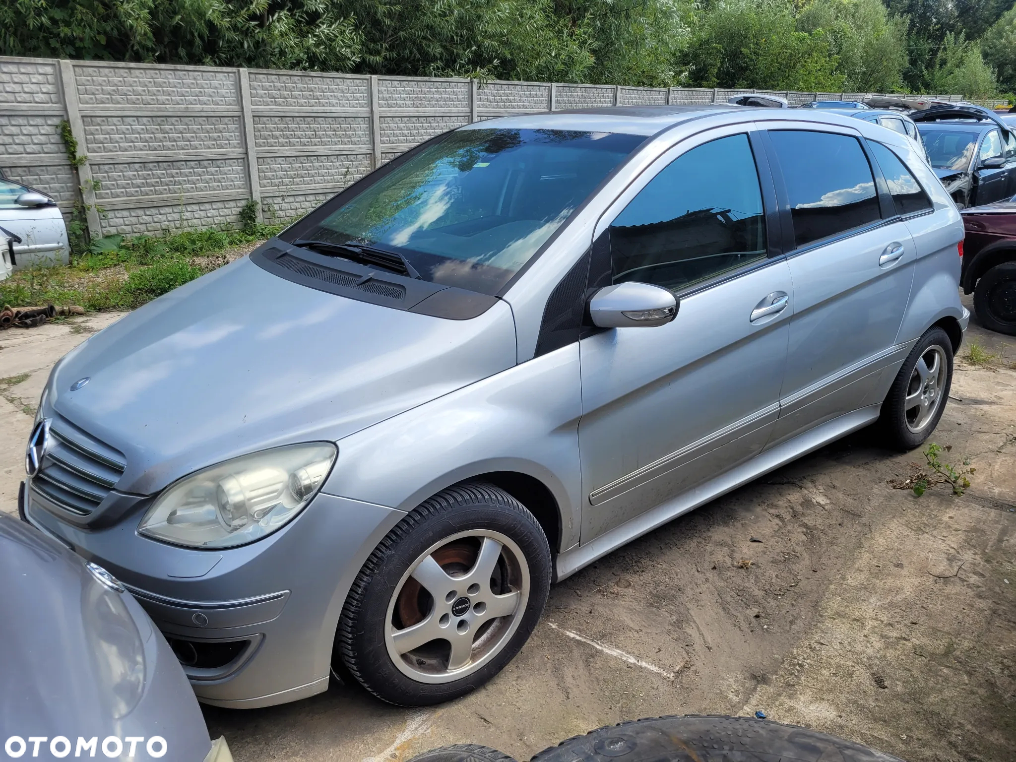 MERCEDES W245 B KLASA 761U maska pokrywa silnika klapa bagażnika zderzak lampa reflektor pas przedni stop lampy - 2