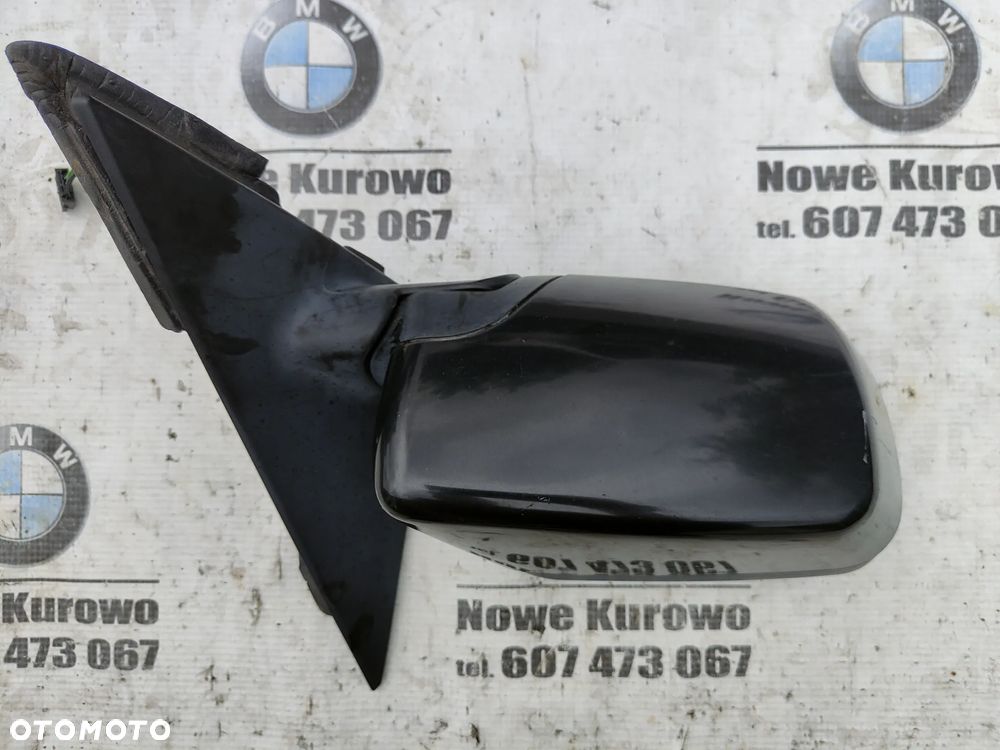 BMW E46 Sedan Kombi Lusterko prawe Black Sapphire 475 5 pinów Europa - 4