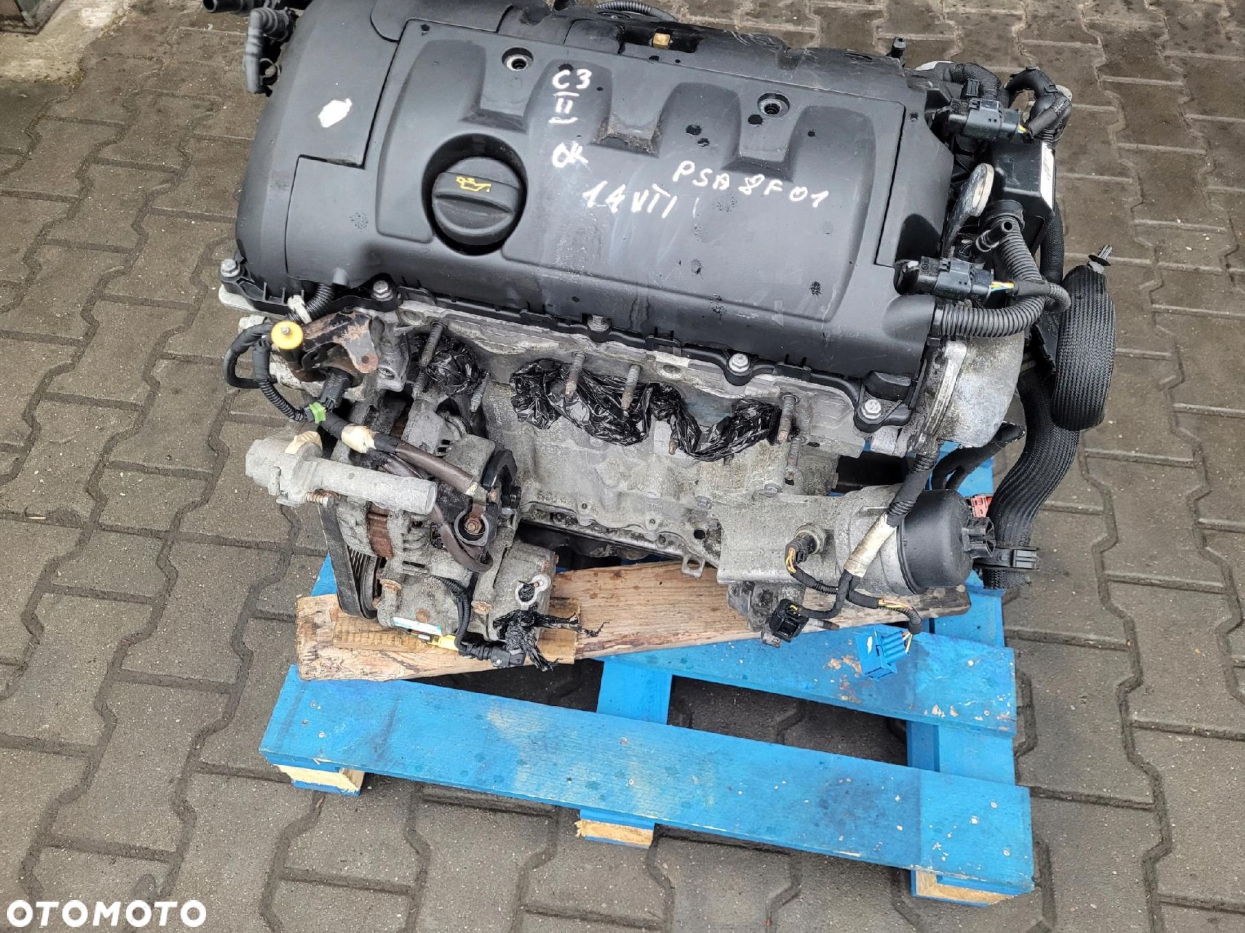 SILNIK KPL 1.4 VTI PEUGEOT 308 207 CITROEN C3 C4 DS3 PSA 8F01 - 1