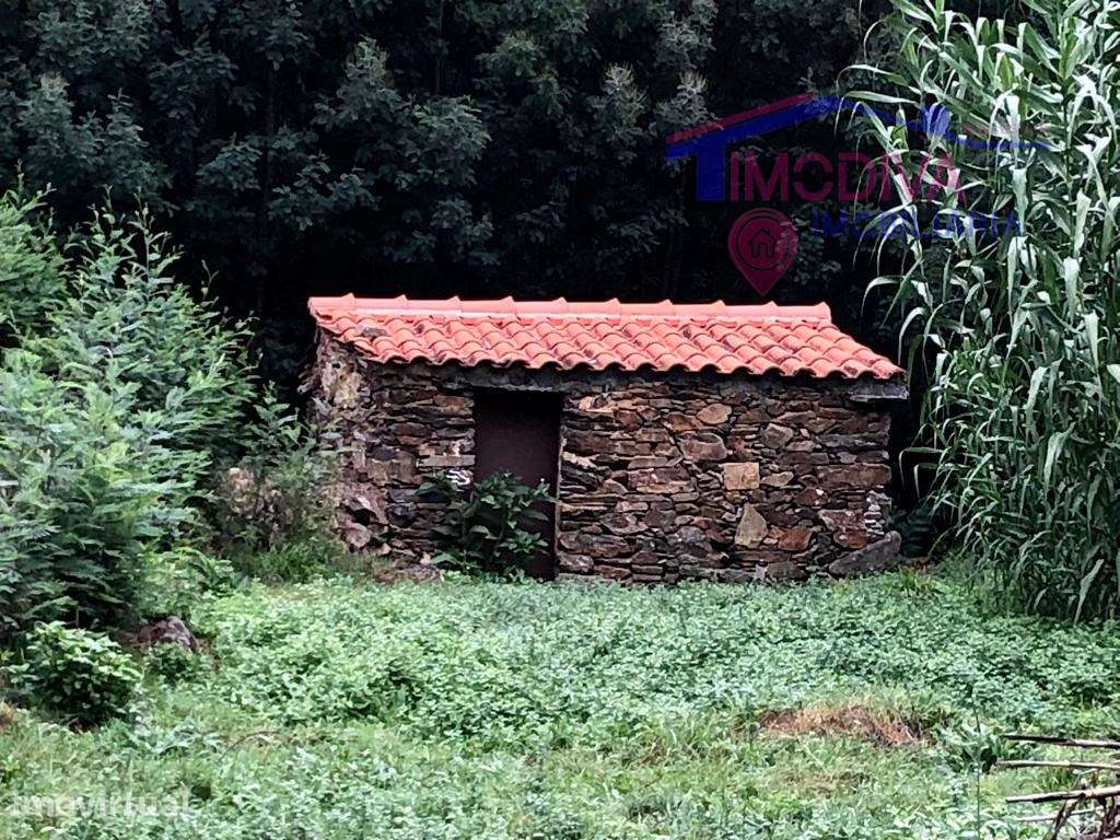 Terreno em socalcos com 700 m2 e anexo, a confinar com ribeira de Mega - Grande imagem: 3/10