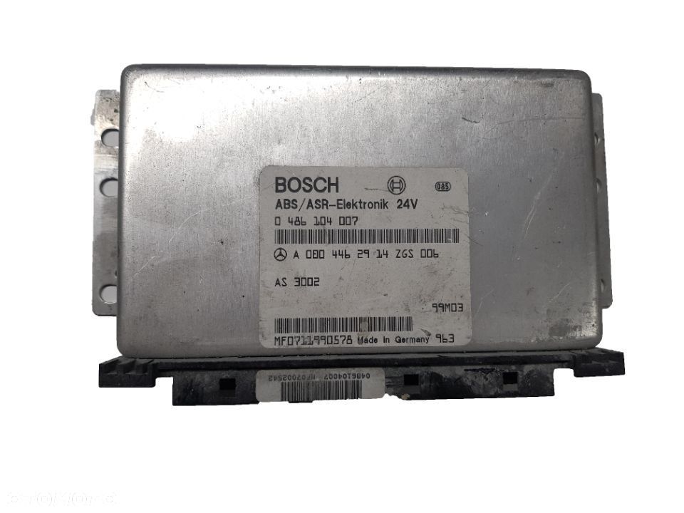 STEROWNIK MODUŁ ABS ASR MERCEDES ATEGO 0486104007 - 1