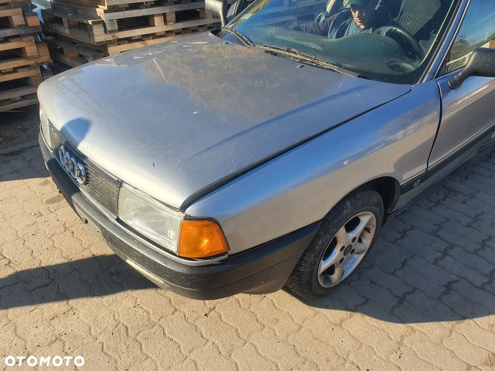 audi 80 b3 maska zderzak lampa grill błotnik drzwi zbiornik paliwa szyba lusterko klamka - 1
