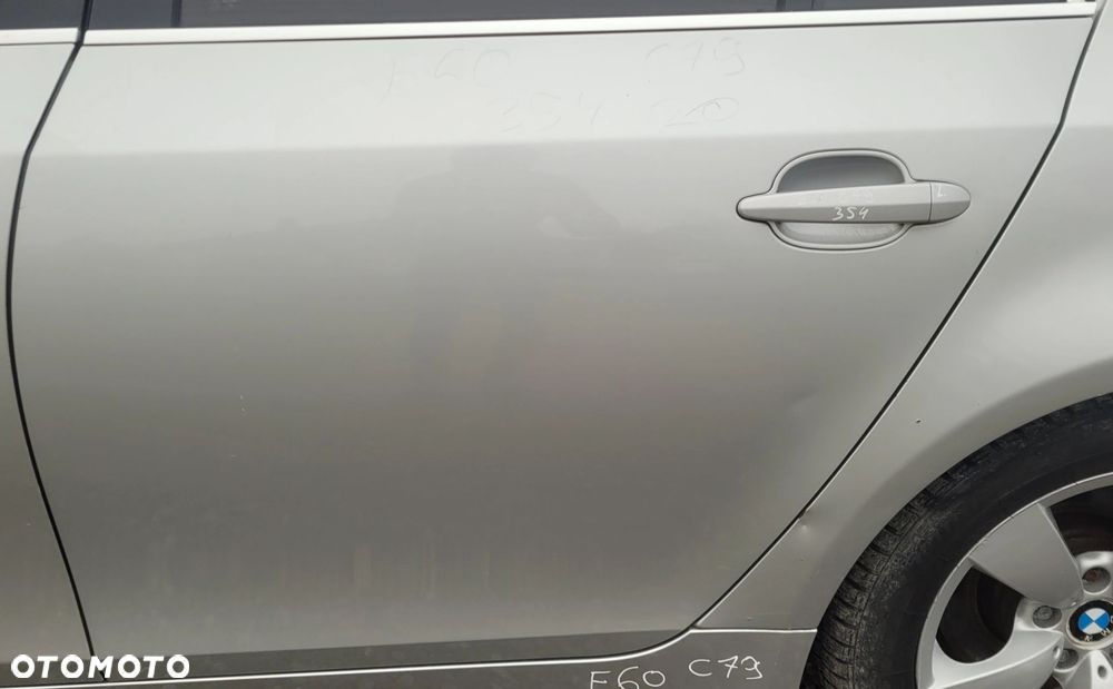 DRZWI LEWY TYŁ TYLNE BMW E60 354 TITANSILBER C79