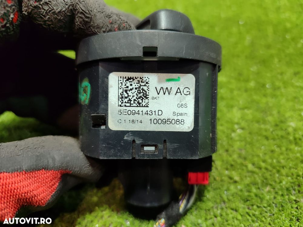 BLOC CONTROL LUMINI SKODA OCTAVIA 2.0 DIESEL 2014 COD OEM 5E0941431D / 2013-2016 - 8