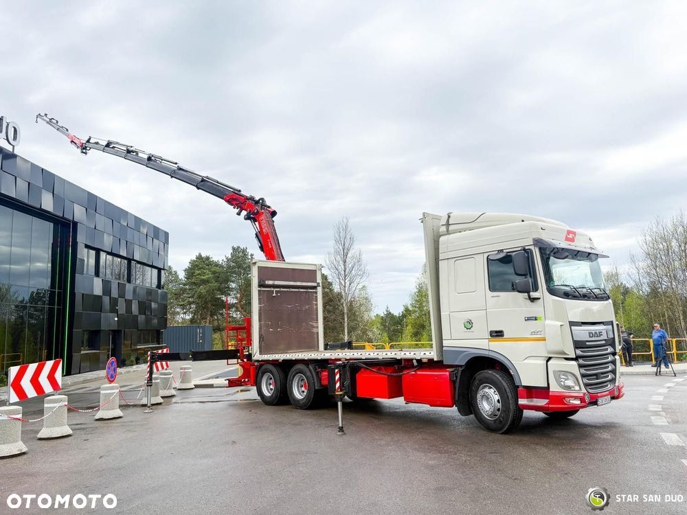 DAF XF 440 6x2 Fassi F365 FLY JIB HDS Żuraw Crane Kran Chwytak do Palet - 6